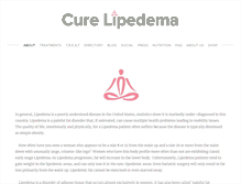 Tablet Screenshot of curelipedema.org